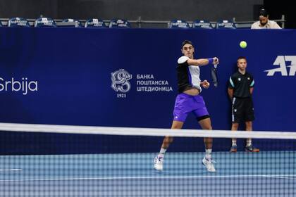 Francisco Cerúndolo avanzó a los cuartos de final de Belgrado