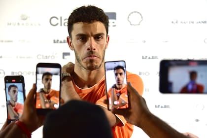 Francisco Cerúndolo se lamentó: "Se agotó un poco el tanque, tuve una sobrecarga en la cintura derecha"