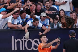 Cerúndolo se sube a la hinchada argentina y sueña con hacer historia en el Australian Open