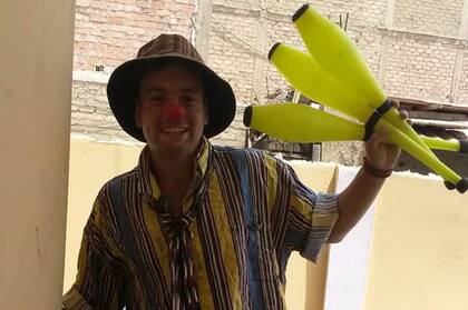 Francisco Ciarlantini viaja por la región desde hace años; no tiene contacto con su familia desde el 23 de diciembre