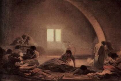 "Corral de apestados", de Goya (1798-1800) refleja epidemias y enfermedades que afectaron a la humanidad
