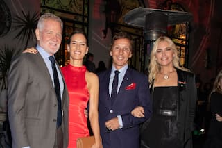 Todos los invitados a una noche “a todo motor” en la residencia del embajador de Italia