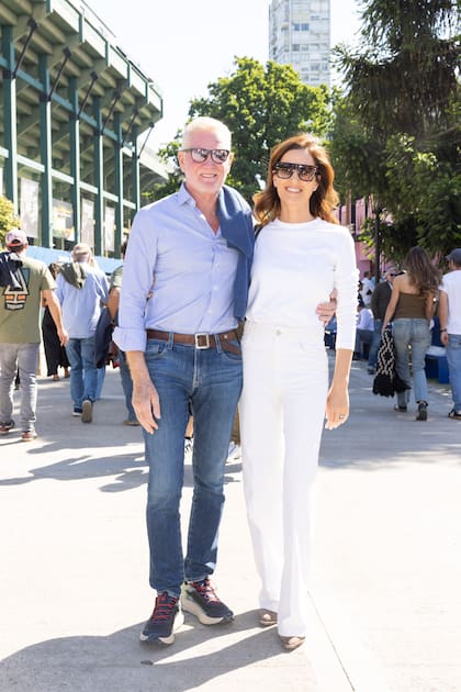 Francisco De Narváez y su mujer, Carolina Klemencic.