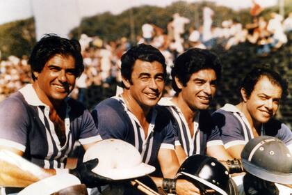 Francisco Dorignac, Daniel González, Héctor Merlos y Gastón Dorignac: los tiempos de Santa Ana, campeón de Palermo en 1971 y 1973