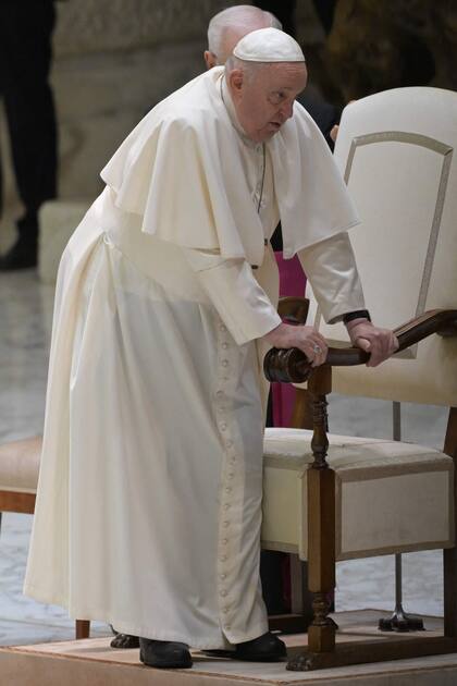 Francisco, en la audiencia general de este miércoles en el Vaticano. ( Tiziana FABI / AFP)