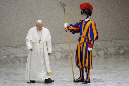 Francisco, en la audiencia general en el Vaticano. (AP/Andrew Medichini)