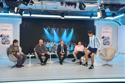 Francisco Frola (actor), Gustavo Fillol (director), Justina Franzini (actriz) y Benjamín Torti (actor)