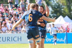 Desquite de Argentina XV ante Brasil y el insólito try que se le escapó a Mensa