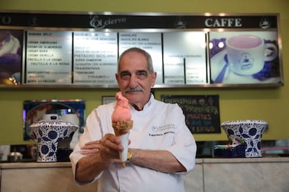Francisco Maccarrone, maestro heladero de El Ciervo