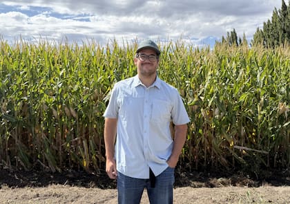 Francisco Pili, productor del Alto Valle, impulsó un proyecto agrícola en una chacra que anteriormente estaba plantada con pera Williams