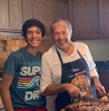 Francisco Rodríguez Saá junto a Adolfo en el año 2020