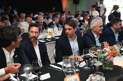 Francisco Seghezzo, CEO de LA NACION; Manuel Passaglia, exintendente de San Nicolás, y Julián Domínguez, exministro de Agricultura