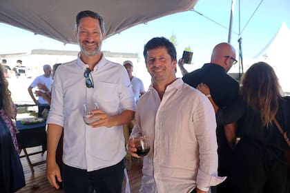 Francisco Seghezzo, CEO de LA NACION y Marcelo Sajaroff, CFO de LA NACION