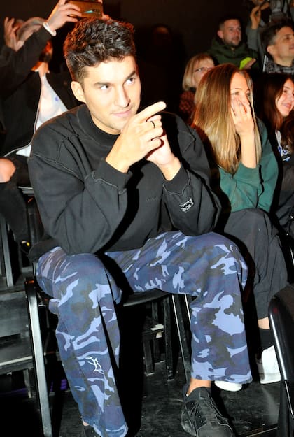 Francisco Tinelli miró con atención la propuesta artística que tiene a su madre como gran protagonista