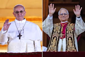 Francisco y León XIV, los días en que fueron elegidos