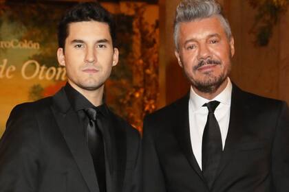 Francisco y Marcelo Tinelli en la Gala de Otoño del Teatro Colón, en mayo de 2023