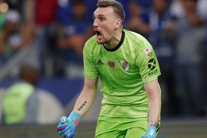 Armani, uno de los que jugó en la final contra Boca en la Libertadores pasada y volverá a estar ahora