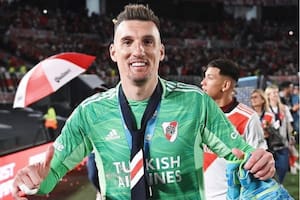 Franco Armani reveló cuál fue su mejor atajada en River y sorprendió a los Millonarios