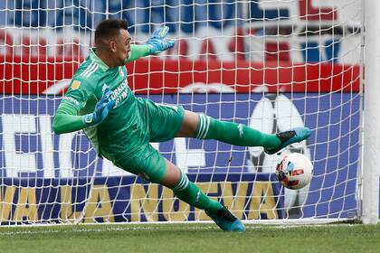 Franco Armani tuvo un partido sobresaliente frente a Fortaleza