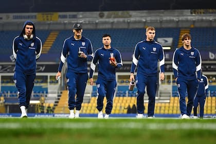 Franco Carboni, Mariano Troilo, Christian Ordóñez, Mateo Pellegrino y Benjamín Cremaschi