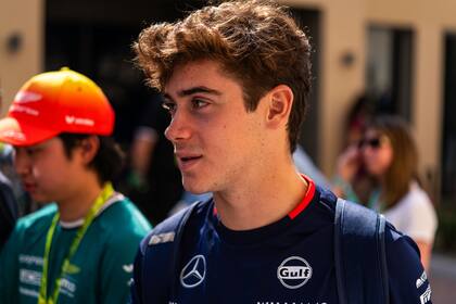 Franco Colapinto antes de la carrera en Abu Dhabi