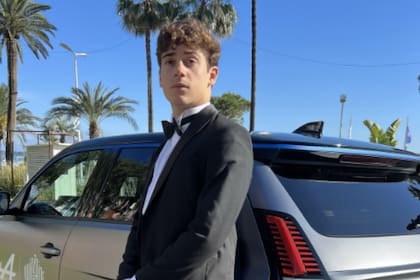 Franco Colapinto asistió al Festival de Cannes (Foto: @alpinef1team)