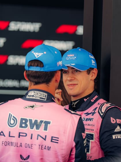 Franco Colapinto con Pierre Gasly