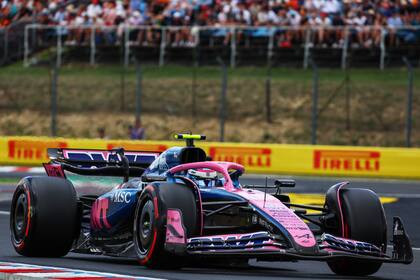 Franco Colapinto, durante la FP2 en Hungría