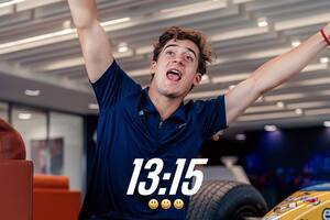 Franco Colapinto empezó su entrenamiento con Alpine