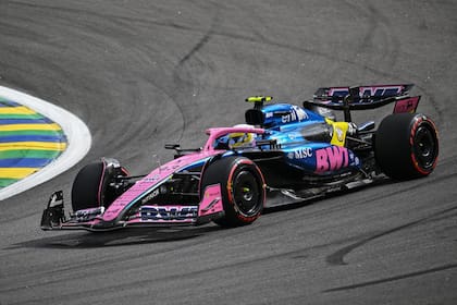 Franco Colapinto, en el circuito de Interlagos, en Brasil