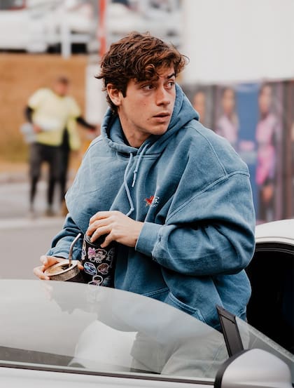 Franco Colapinto en la previa de la carrera de Suzuka