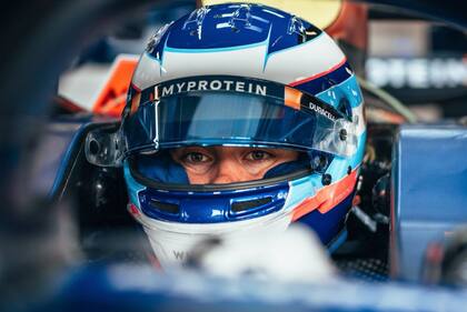 Franco Colapinto, en su primera prueba de un F.1 para Williams Racing