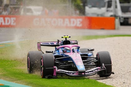 Franco Colapinto en un paso por la leca del circuito de Albert Park, en Melbourne