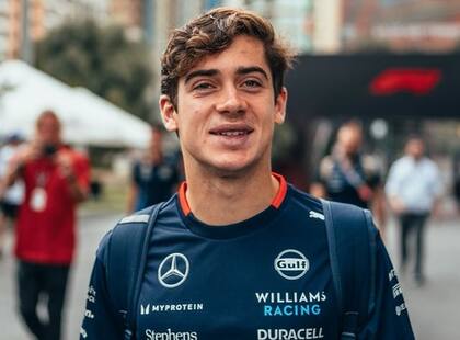 Franco Colapinto es corredor de Fórmula 1 en Williams Racing