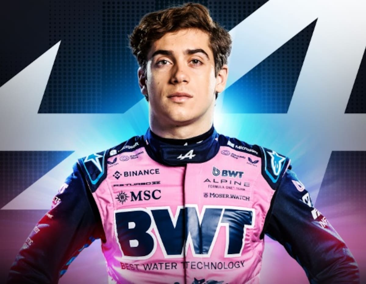 Colapinto Ropa La felicidad de Colapinto tras ser anunciado como piloto titular de ...