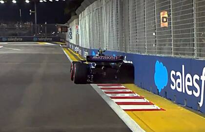 Franco Colapinto fue de menor a mayor en los ensayos y finalmente largará en el 12° puesto