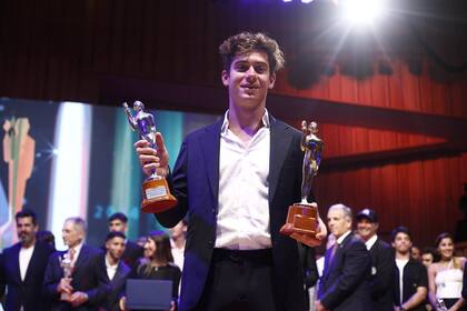 Franco Colapinto ganó el Olimpia de Oro 2024 junto a Emiliano Martínez