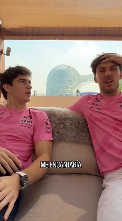 Franco Colapinto invitó a Pierre Gasly a la Argentina en la temporada de vacaciones y el francés aceptó