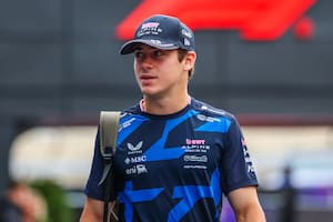 Franco Colapinto llegó al circuito de Zandvoort para competir en el Gran Premio de Países Bajos