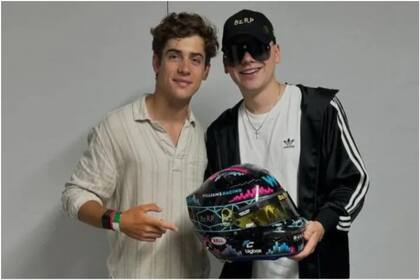 Franco Colapinto mantiene una amistad con Bizarrap