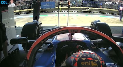 Franco Colapinto no pudo salir a la pista en el Gran Premio de Silverstone
