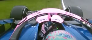 El roce de Colapinto contra el muro tras la salida de boxes durante el GP de Canadá