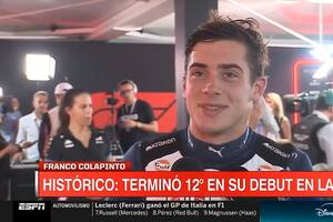 Franco Colapinto se acordó de un periodista español