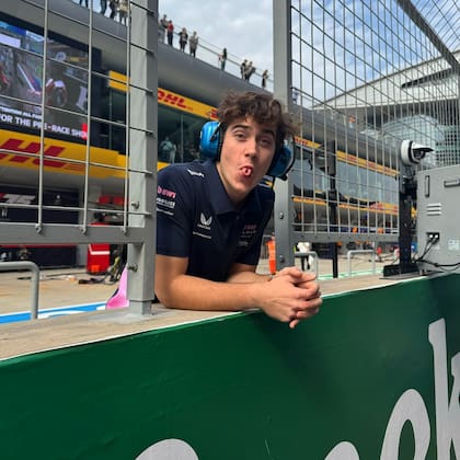 Franco Colapinto se hizo ver durante las prácticas del Gran Premio de Imola con su gran performance