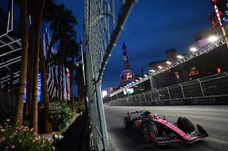 En el déjà vu de Las Vegas con una alcantarilla, Colapinto terminó 16º en los ensayos y disconforme