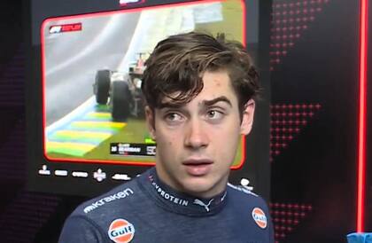 Franco Colapinto tuvo un muy mal fin de semana en Brasil, por motivos personales y deportivos; en su sexto Gran Premio, el argentino por primera vez no terminó la carrera