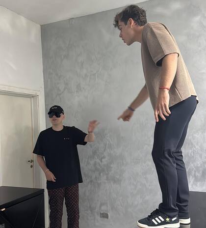 Franco Colapinto y Bizarrap se juntaron en Argentina