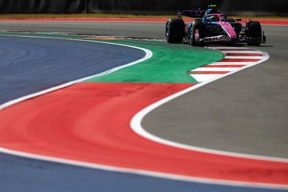Franco Colapinto y la curva en Austin