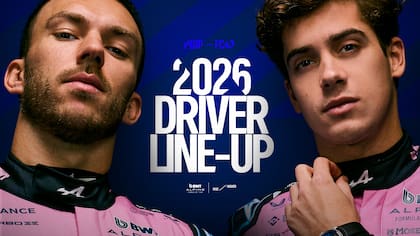Franco Colapinto y Pierre Gasly, los pilotos titulares de Alpine para la temporada 2026
