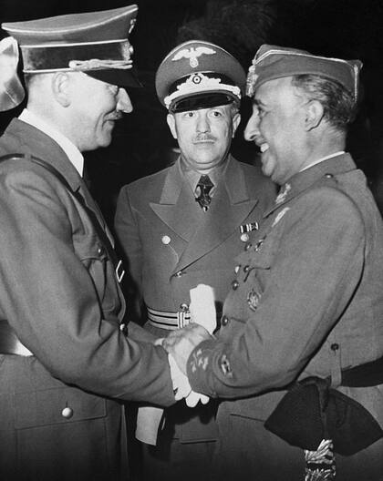 Franco contó con el apoyo de la Alemania nazi.